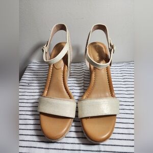 Kelly & Katie Light Tan Espadrille Sandals